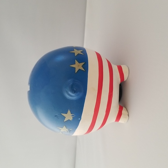 Vintage American Flag Piggy Bank - Picture 4 of 7